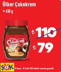 ÜLKER ÇOKOKREM • 650 G ÜLKER ÇOKOKREM • 650 G